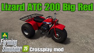 Lizard ATC 200 BIG RED / FS25 crossplay mod