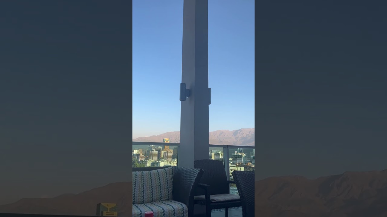 Patio View In Santiago 🇨🇱 #shorts
