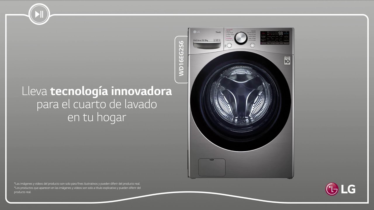 Qué tecnologías y funcionalidades incorporan las lavadoras de LG