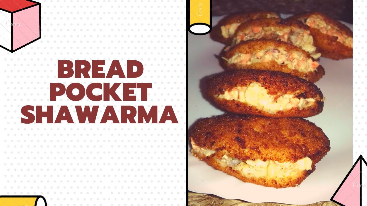 Bread Pocket Shawarma Easy Iftar Snack Bread Pocket Sandwich with