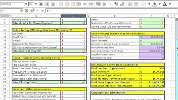 Gnumeric template for loan analysis #gnumeric #spreadsheet #loananalysis #business #template