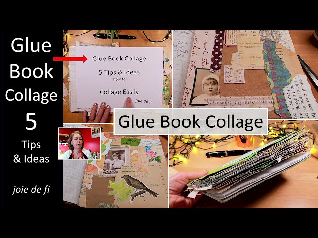 Glue Book Collage ⭐ 5 Tips And Ideas How To Collage Easily ✓ 