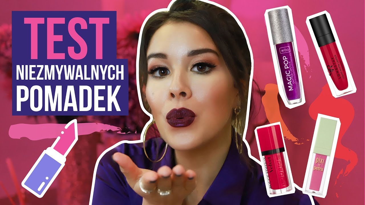 TEST NIEZMYWALNYCH POMADEK | Macademian Girl