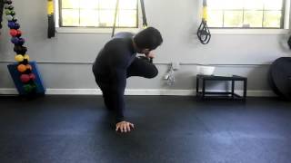 Lvl 5 Strength/Stability...TRX push ups with rotation