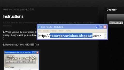 MW2 - How to get resurgence map pack for FREE on XBOX360 - tutorial!