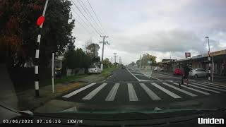 Driver fail. Rathgar road pedestrian crossing gone wrong