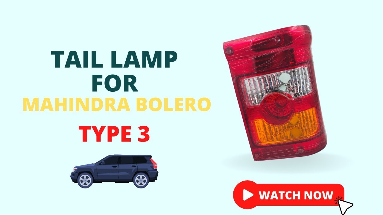 Bolero Tail Lamp Type3 Bolero Light Bolero Truck Light Combination Lamp Bajato