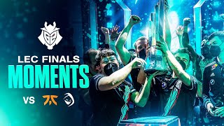 2022 LEC CHAMPIONS | LEC Spring Split Finals Moments