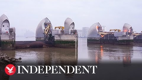 Thames Barrier shuts for annual test ahead of 200th operational closure