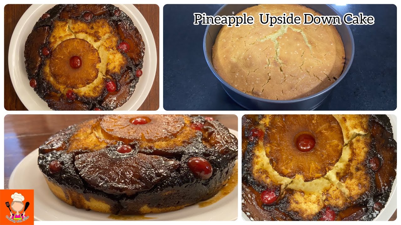 Pineapple Upside Down Cake | Pineapple Cake |Soft and Moist Pineapple Upside Down Cake Recipe