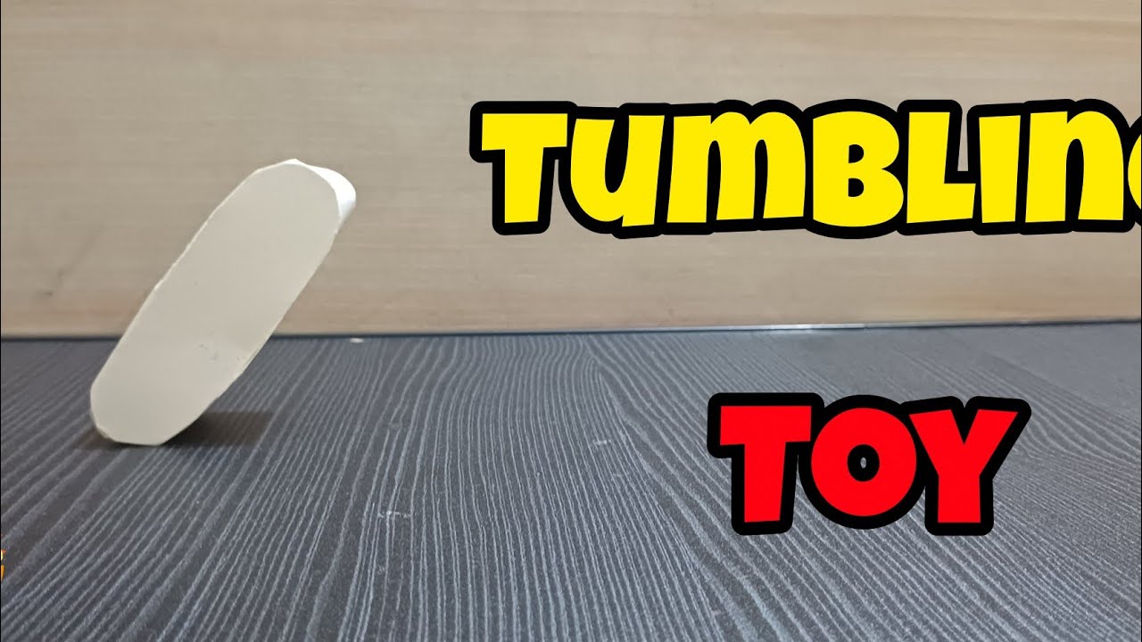 How to make easy tumbling toy 👌/Tumbling Toy Kaise Banaye 