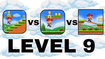 Super Jabber Jump VS Super Jabber Jump 2 VS Super Jabber Jump 3 | Level 9 🚩 #superjabberjump #vs