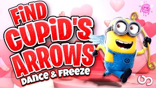 Dance • Freeze • Find Cupid's Arrows ❤️ Valentines Brain Break ❤️ Just Dance