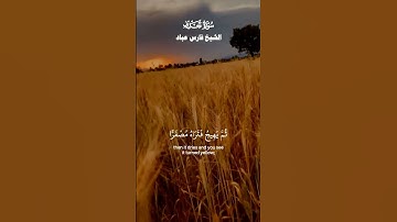 اعلموا أنما الحياة الدنيا لعب ولهو وزينة وتفاخر بينكم_تلاوة عذبة من سورة الحديد_الشيخ فارس  عباد