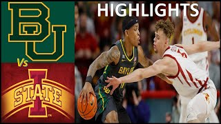 #12 Baylor vs Iowa State Full Game Highlights 2022 NCAA Men's Basketball