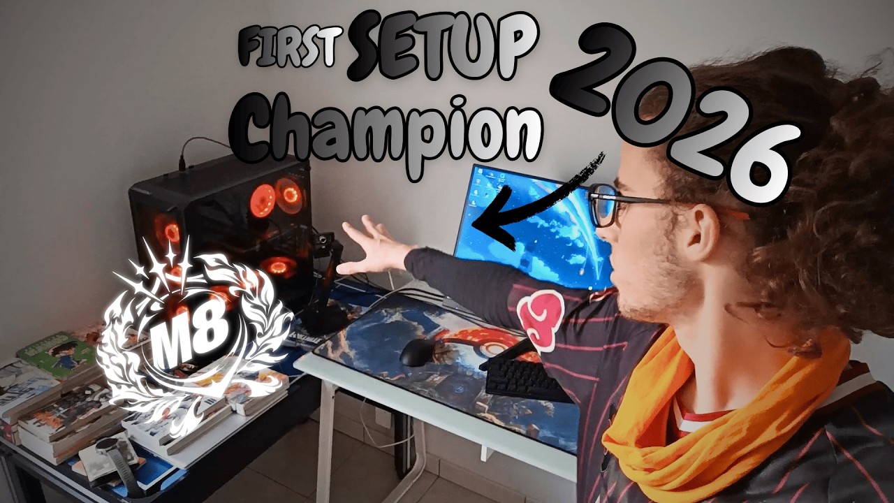 VIDEO SETUP 2026 | Petit YouTubeur, grands rêves, champios chez Gentle Mates | M8KaZe
