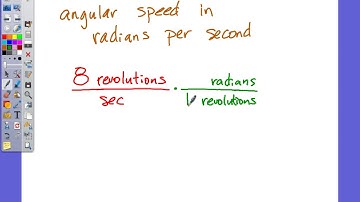 Mooney -  5.1 Angles and Radian Measure - angular speed to radian speed