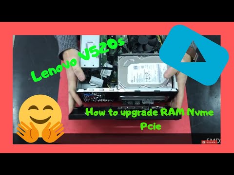 Lenovo V520s How to upgrade RAM Nvme Pcie Disassembly