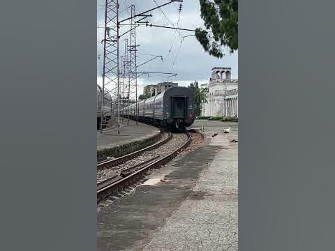 Поезд с сообщением Сухум — Москва. Отправление с Сухумского вокзала # ...