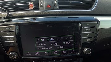 How to Change Map View and Orientations in Skoda Superb III ( 2015 – Now )