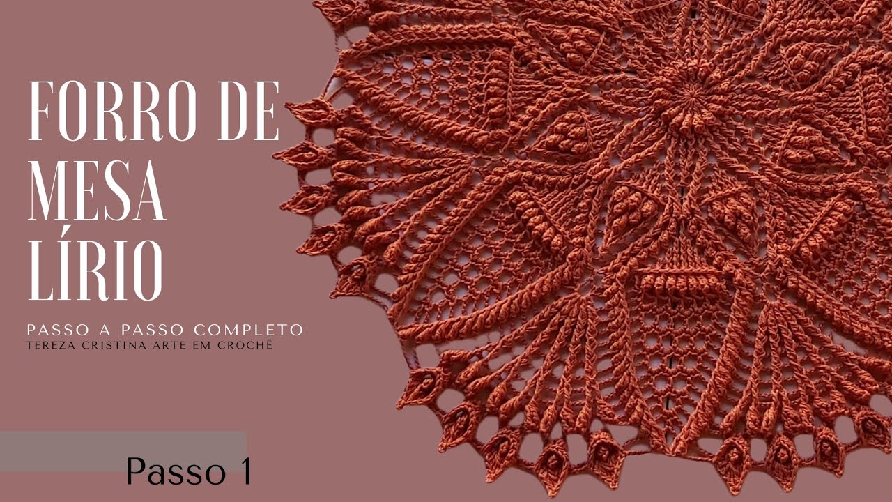 Crochê Lírio | Passo 1