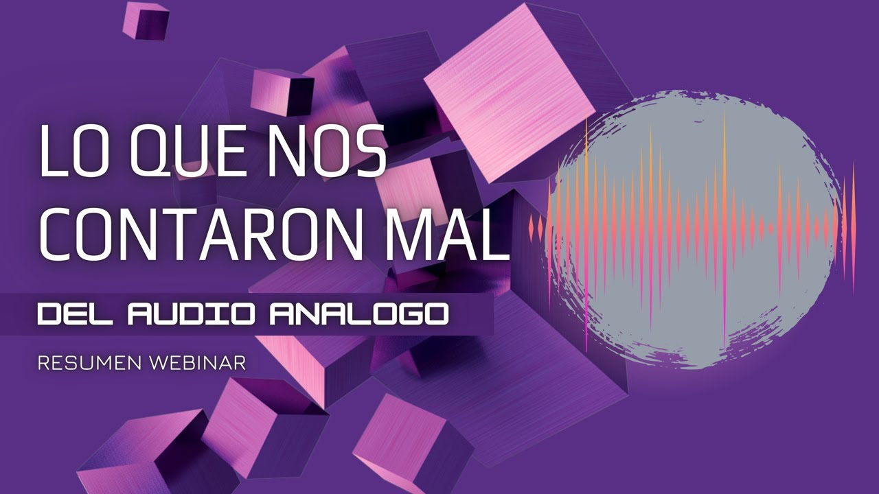 Errores comunes en Audio Análogo - Webinar RDL - YouTube