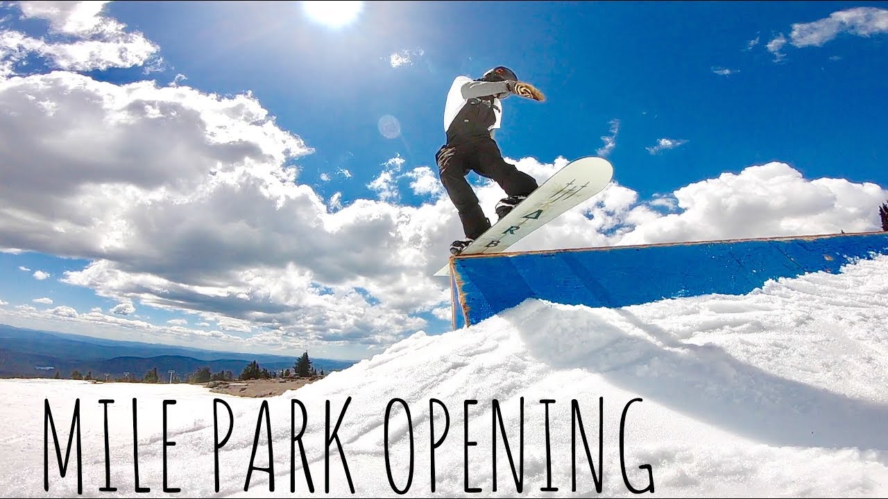 OPENING DAY of MILE PARK at TIMBERLINE SPRING 2018 YouTube