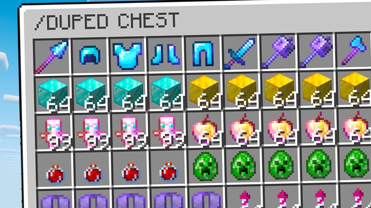 I Secretly Duped 1964 Items in This Minecraft SMP...
