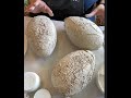 # 156 Paint Texture Egg Take 2 with Burlap Lace Doilies WOW! #eastereggs #texture #diycrafts
