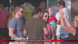 Erie puts on downtown block party