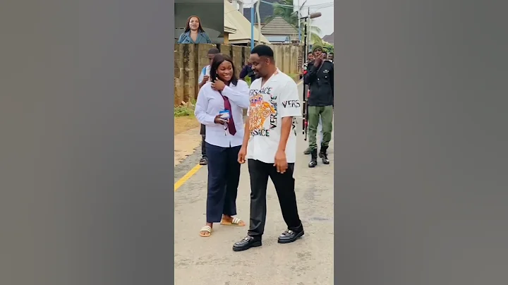 zubby Michael spoted with Sharon Ifedi at a movie set cooking up something interesting