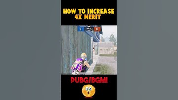 How to increase merit in bgmi/pubg mobile 😍 | 40 merit to 100 merit fast | secret tricks#shorts