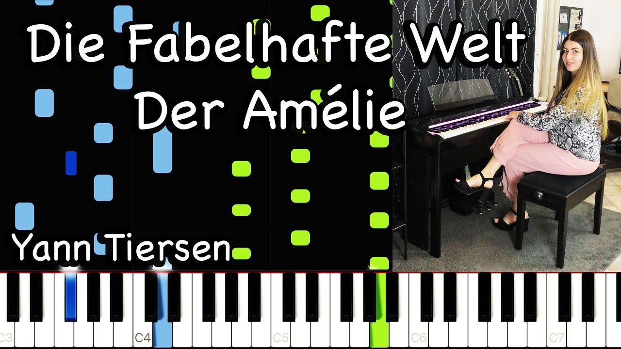 Yann Tiersen - Die Fabelhafte Welt der Amélie 🎹 Piano Tutorial 💖 (Synthes...