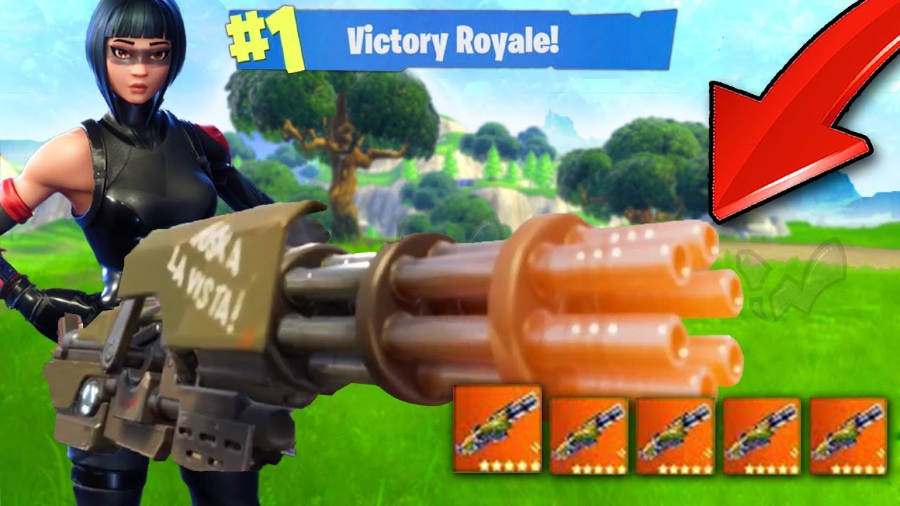 NEW UPDATE MINIGUN TODAY?! (Fortnite Battle Royale) - YouTube