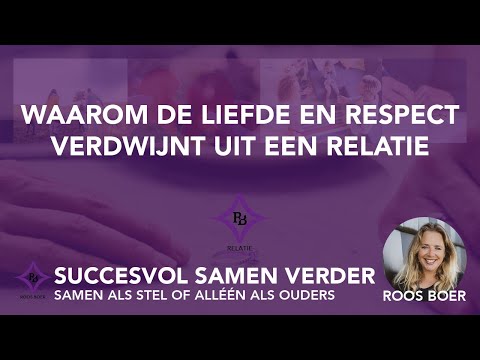 Video: Wat Is Belangrijker In Het Huwelijk: Liefde Of Respect