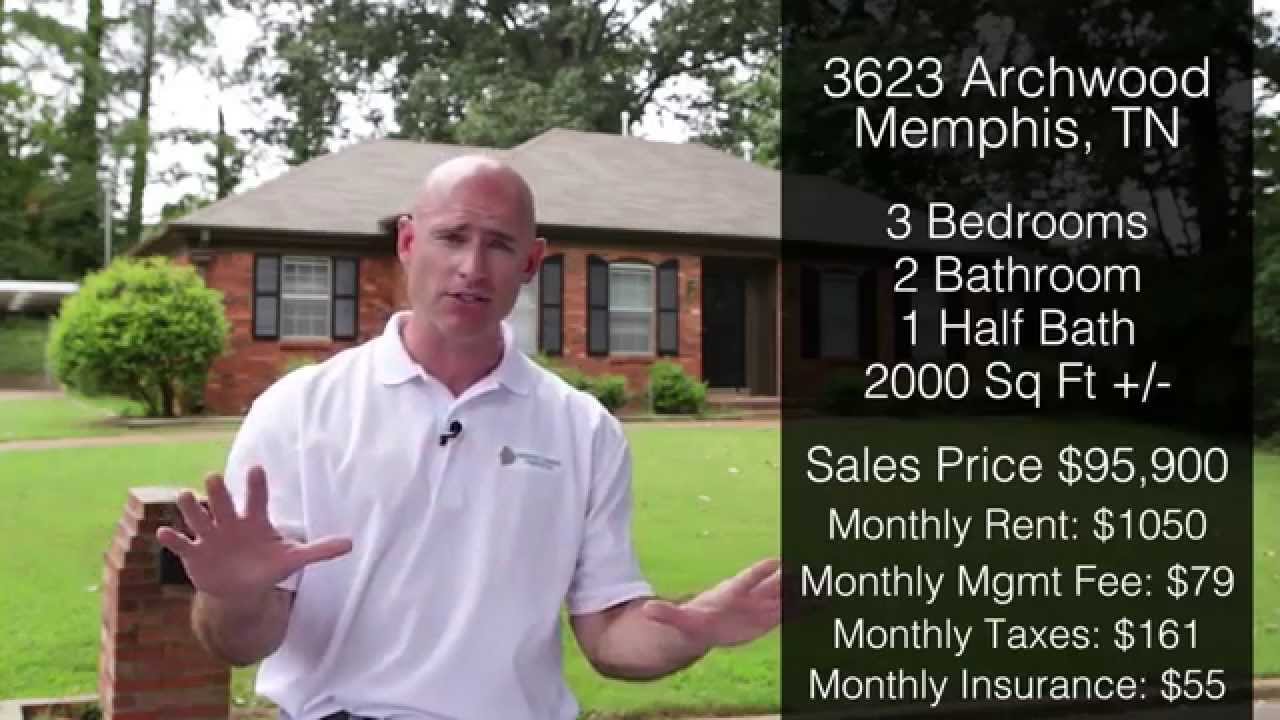 3623 Archwood. Memphis, TN 38128. Memphis Real Estate Investing YouTube