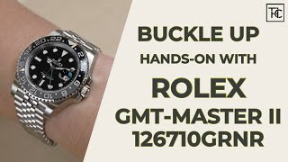 Hands-on with Rolex GMT-Master II 126710GRNR | Buckle Up
