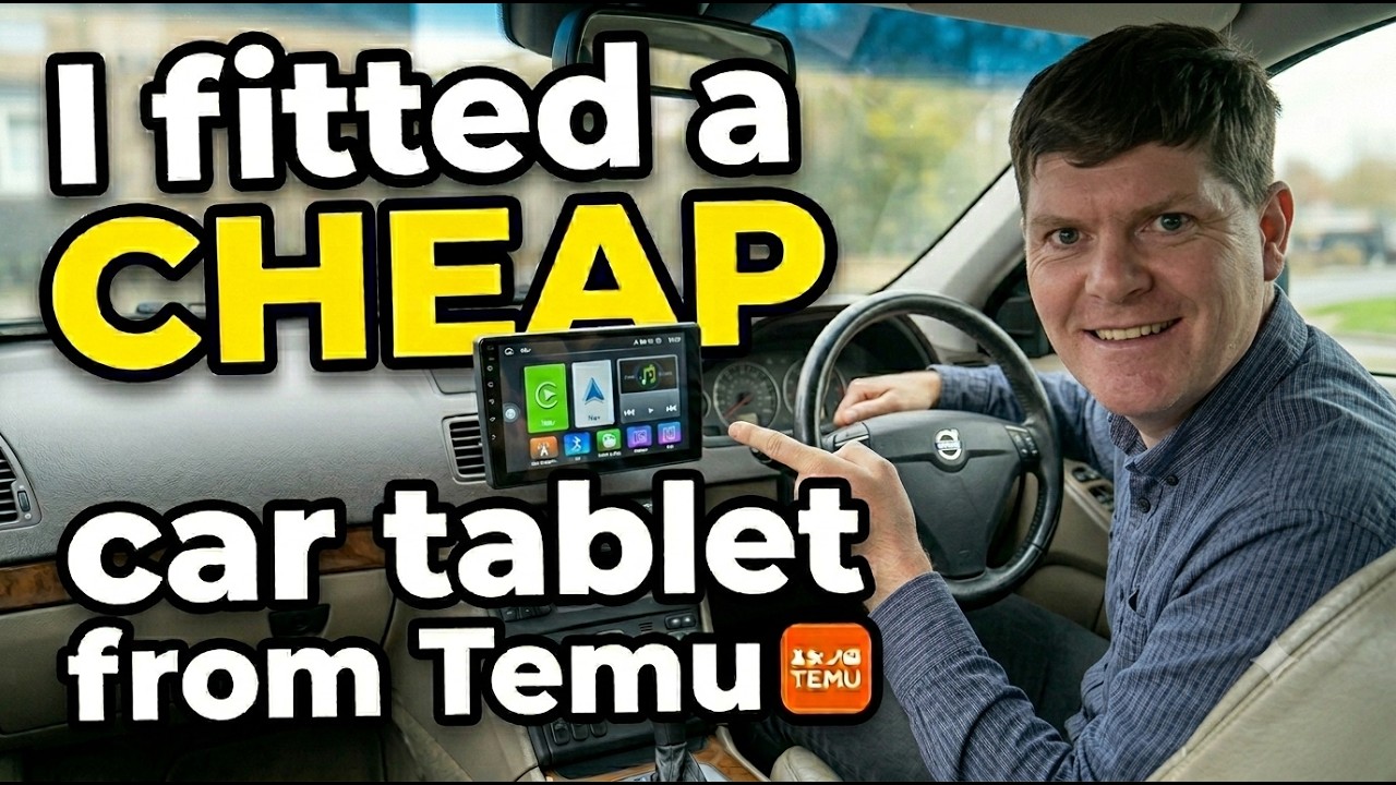 I fitted a CHEAP car tablet from Temu - 2003 Volvo XC90 Part 52