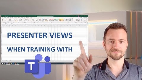 Multiple presenter configurations - Training with MS Teams