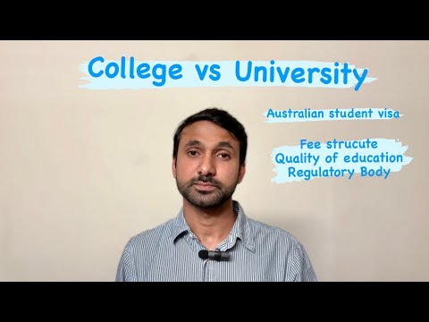 College vs University