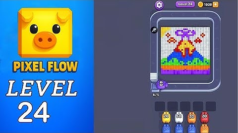 Pixel Flow Level 24 Walkthrough