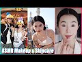 Jannatul☘️Mitsuisen&#39;s ASMR Makeup &amp; Skincare Routine✨Satisfying skincare asmr🍃Beauty Secrets🌿380