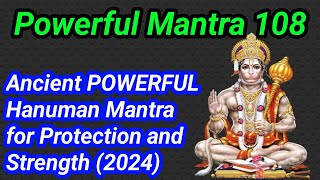 Ancient POWERFUL Hanuman Mantra for Protection and Strength (2024)