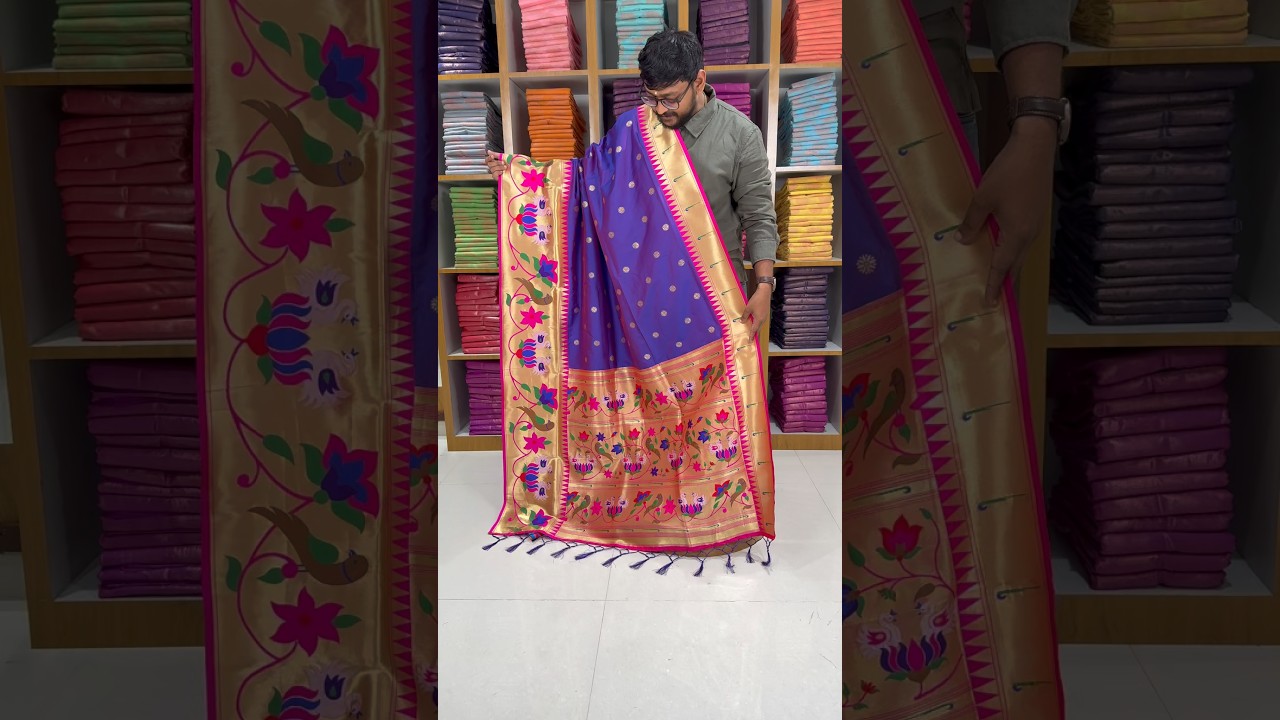 Authentic Paithani Sarees – Marathi Parampara