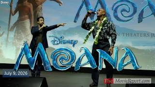 Lin-Manuel Miranda & Dwayne Johnson You're Welcome live at MOANA New York premiere - July 9, 2026