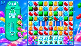 Candy Crush Soda Saga Strategy Harder Levels Gameplay | Soda Saga Crushers UK No Boosters 3 Star's screenshot 2