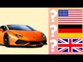 GUESS THE COUNTRY OF THIS CAR! (CAR QUIZ CHALLENGE)