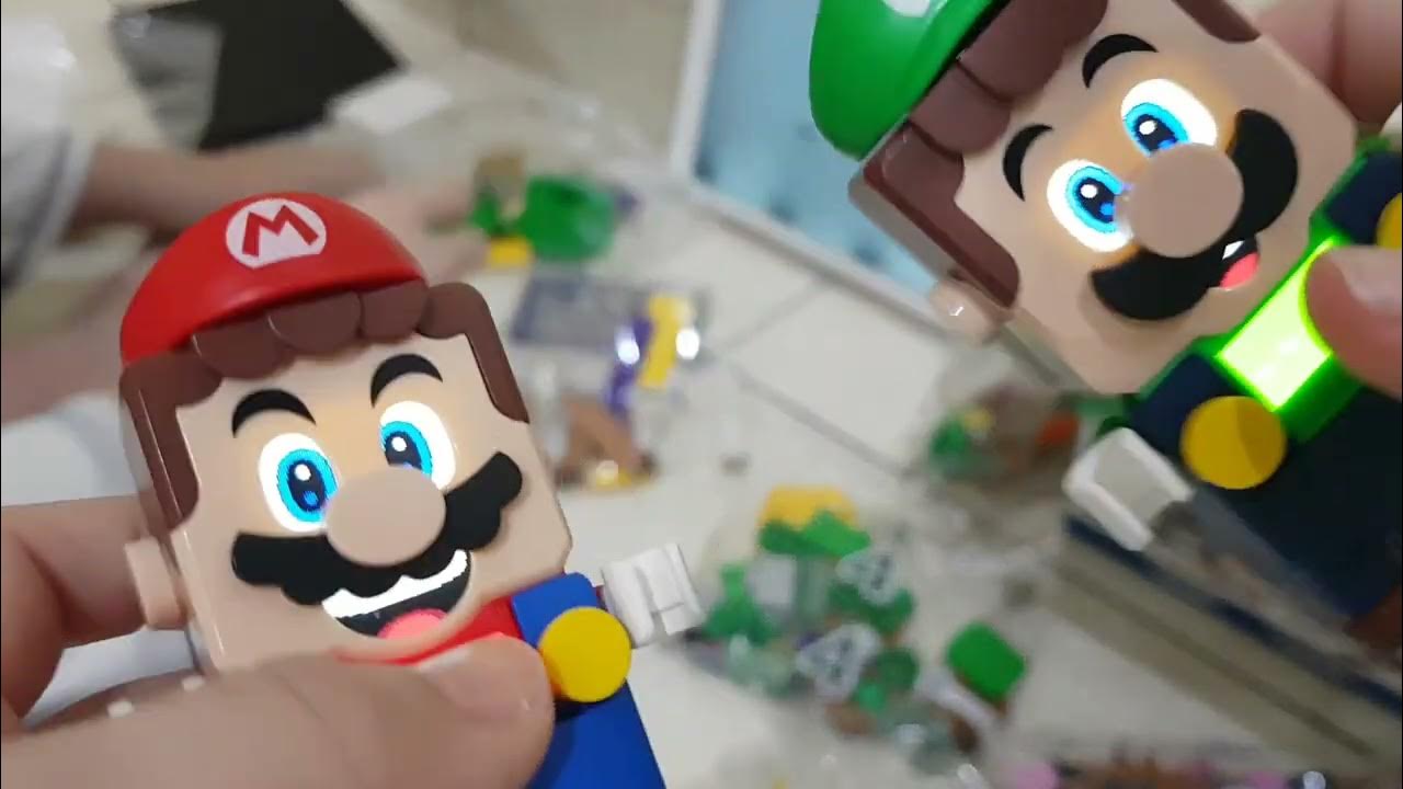 building lego luigi starter set YouTube