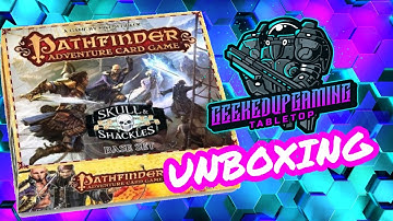 Pathfinder Adventure Card Game Skull and Shackles/ UNBOXING /