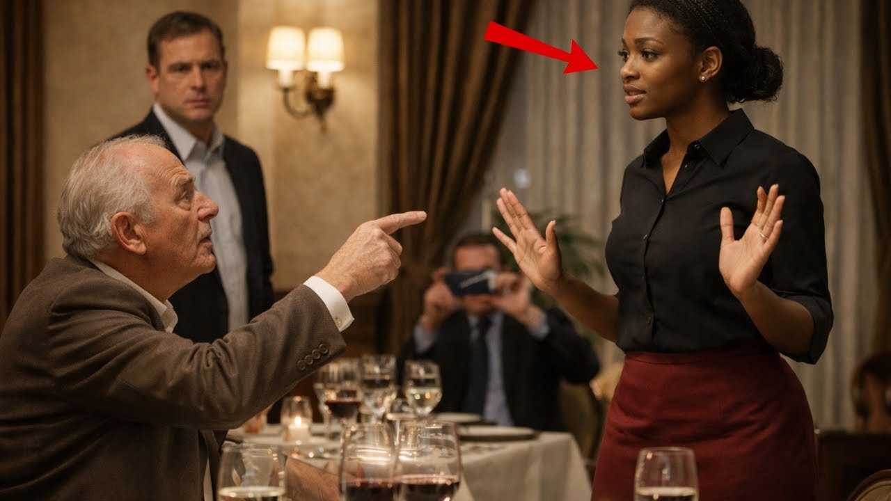 La serveuse timide salue le père sourd du milliardaire: sa langue des signes surprend tous vraiment.